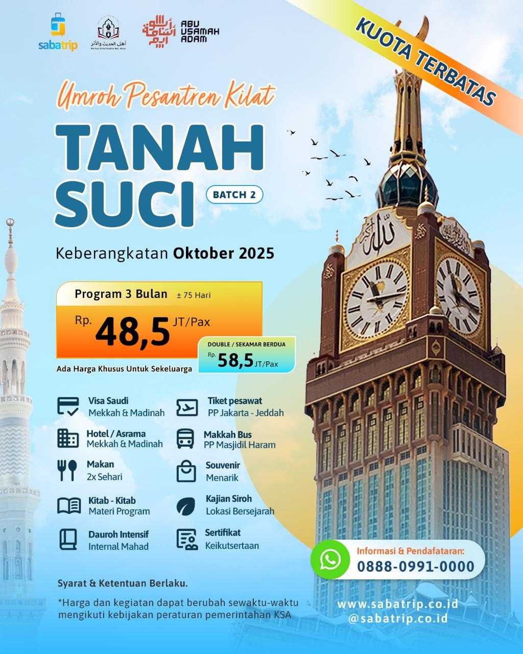 Pesantren Kilat di Tanah Suci