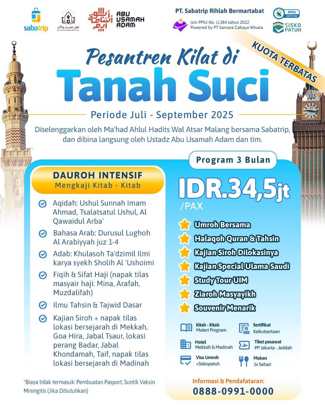 Pesantren Kilat di Tanah Suci