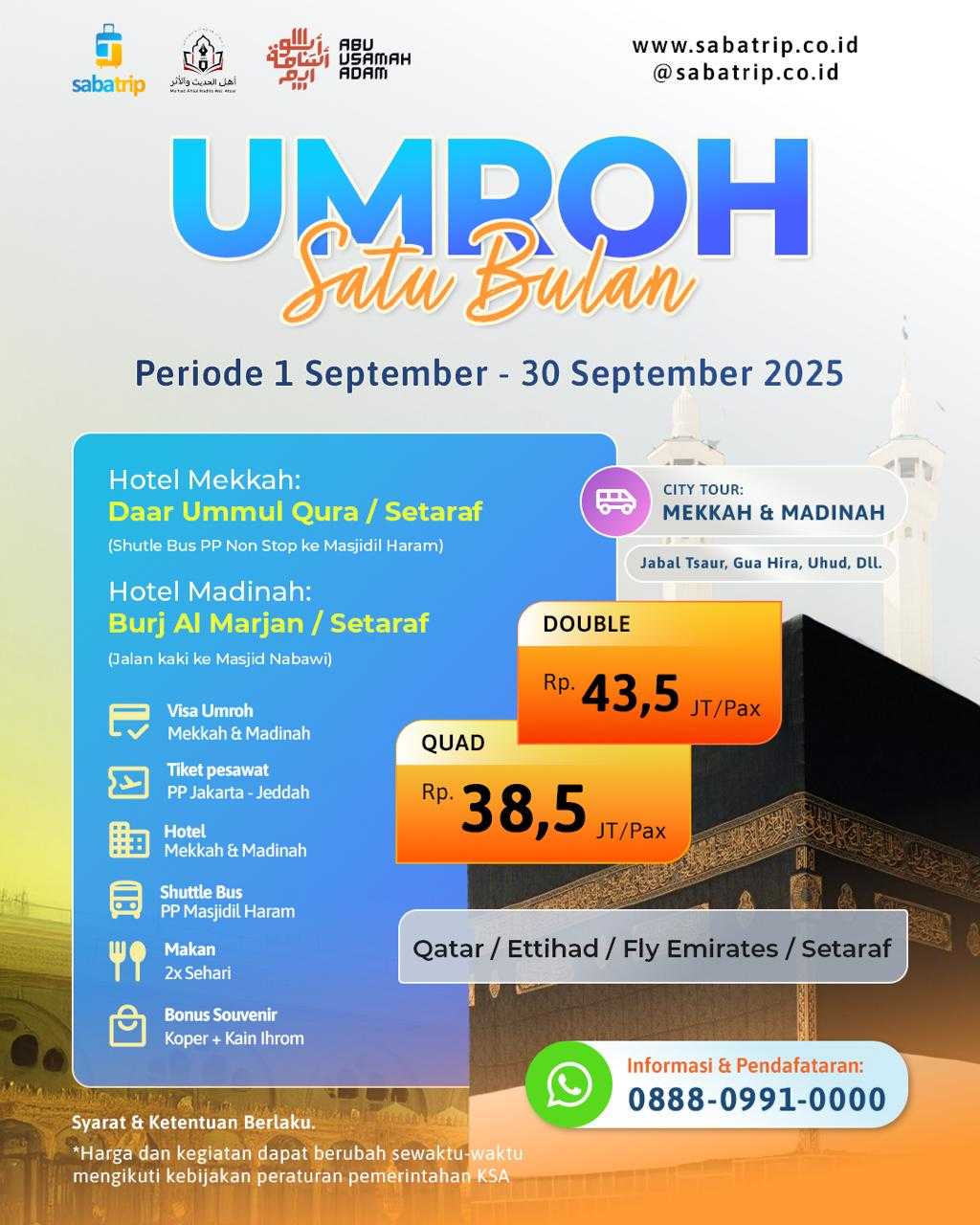 Umroh Satu Bulan